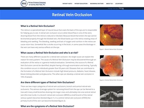 Retinal Vein Occlusion: Causes, Types & Treatment .